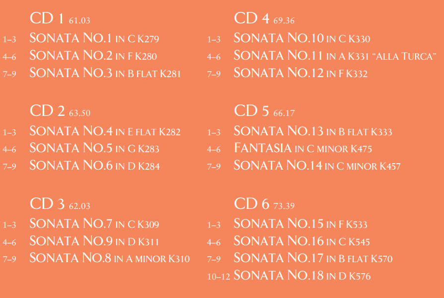 Mozart: Complete Piano Sonatas