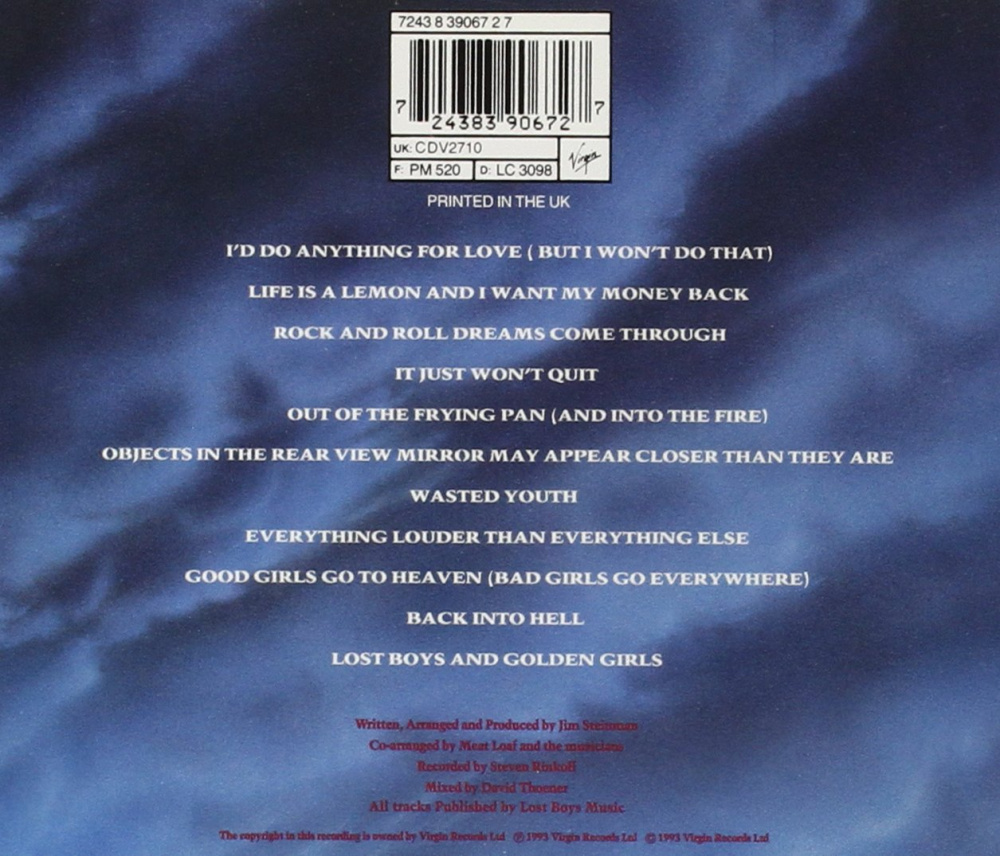 Bat Out Of Hell II - Back Into Hell