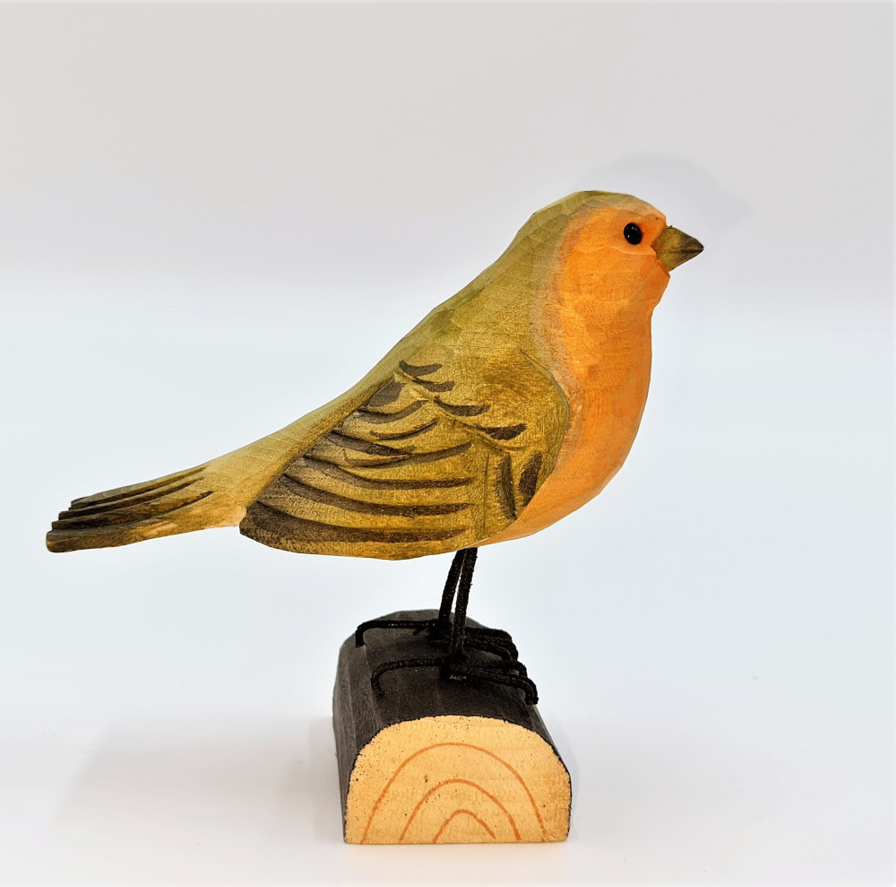 Holzvogel Rotkehlchen