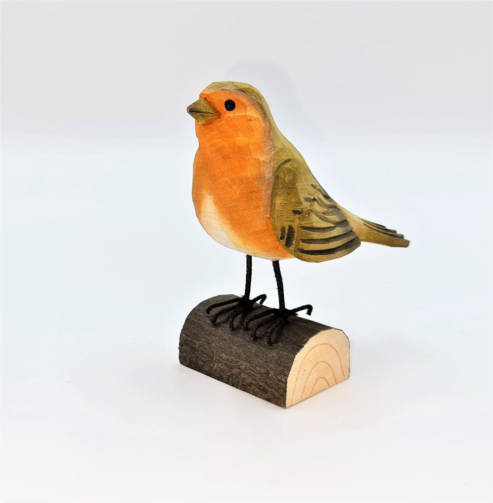 Holzvogel Rotkehlchen