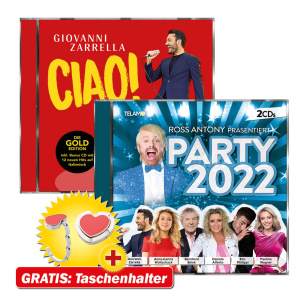 Ross Antony präsentiert: Party 2022 + Ciao! (Gold Edition) + GRATIS Taschenhalter Herz