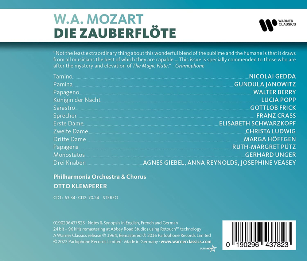 Mozart: Die Zauberflöte