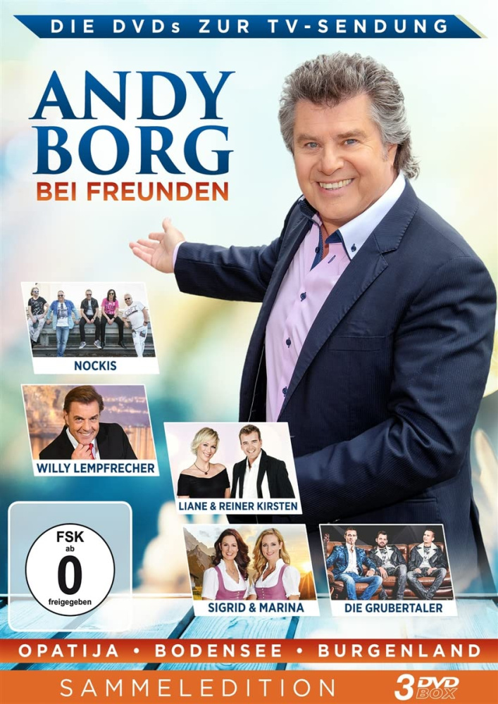 9002986196006 - Andy Borg Bei Freunden-Opatija-Bodensee-Burg - Various (DVD)