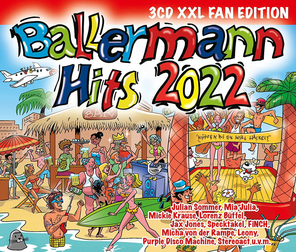 0600753966037 - Ballermann Hits 2022 (XXL Fan-Edition 3 CDs) - Various (CD)