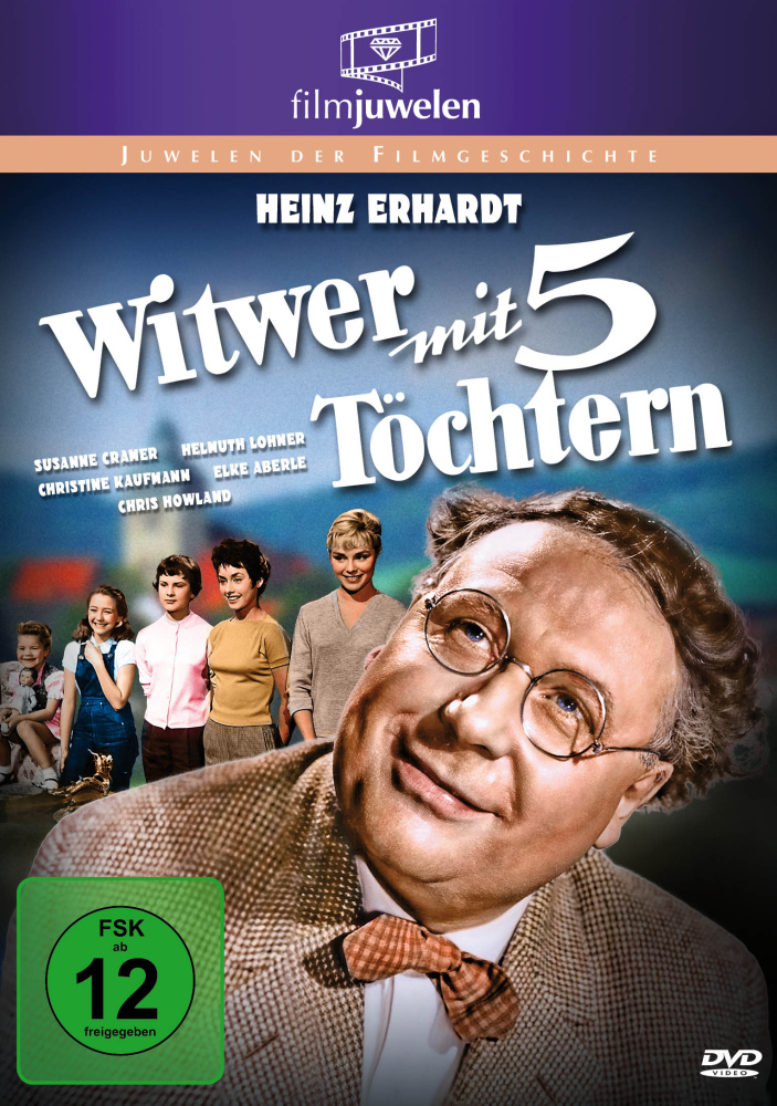 4042564222692 - Heinz Erhardt Witwer mit fünf Töchtern (DVD)