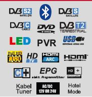 Smart LED-TV 20-Zoll mit DVD-Player