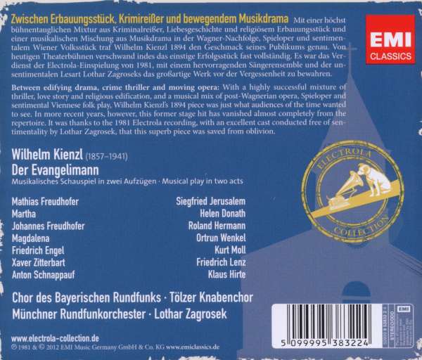 Kienzl: Der Evangelimann