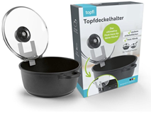 Topfdeckel- und  Pfannenhalter