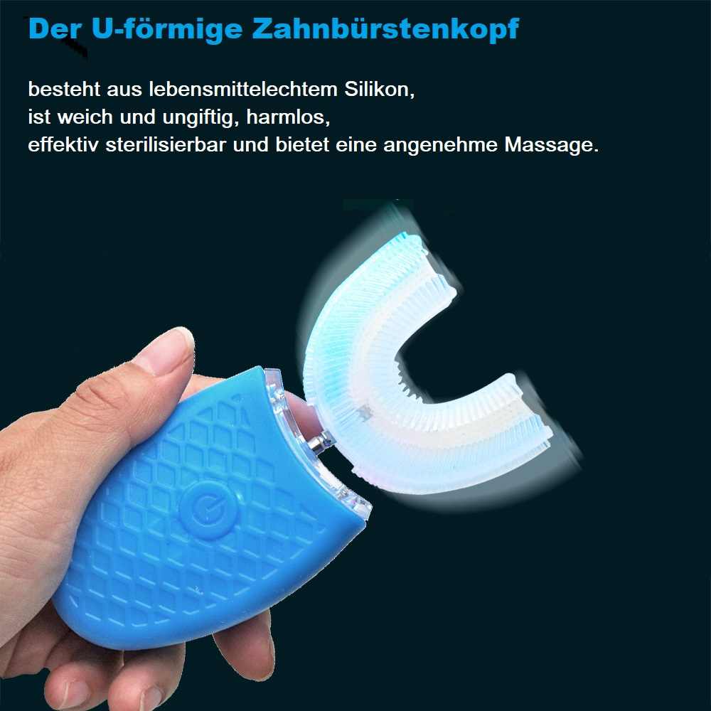 Elektrische Automatik-Zahnbürste blau