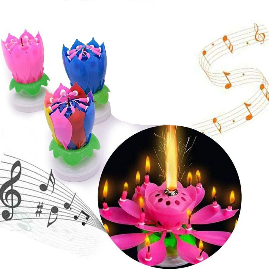 Musikalische rotierende Kerzen 3tlg.