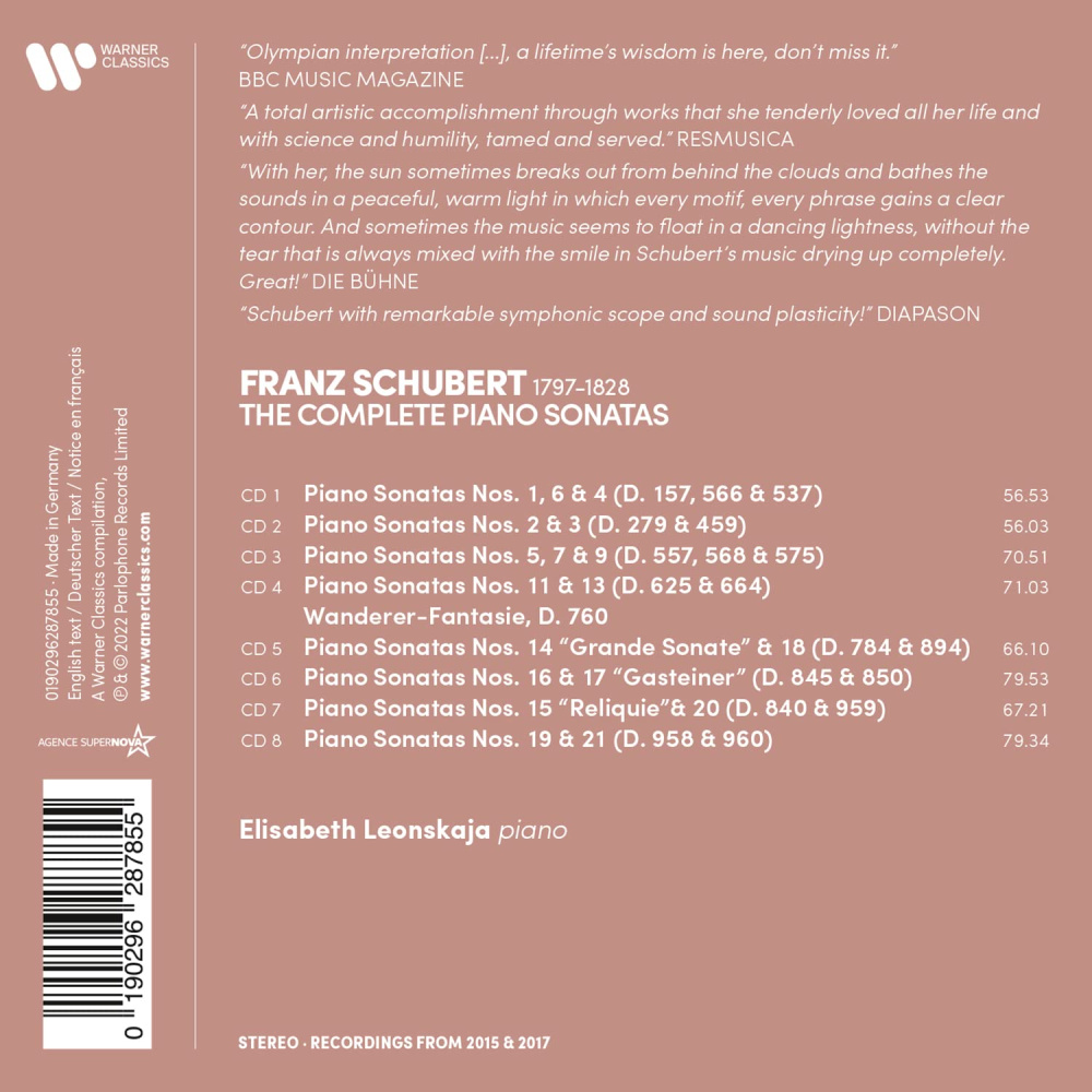 Schubert: Sämtliche Klaviersonaten