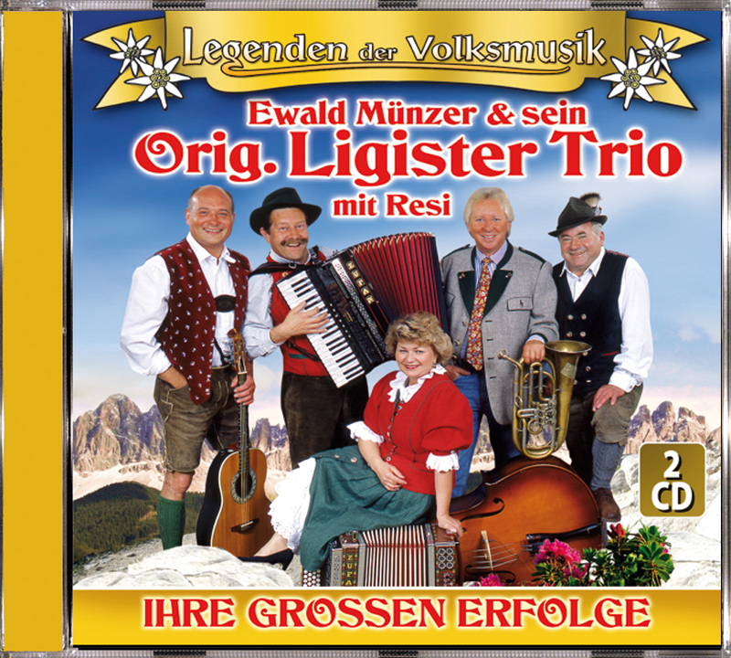 Produktabbildung: Ewald Münzer & sein Orig. Ligister Trio - Ihre grossen Erfolge,Legenden der VM (2 CDs)