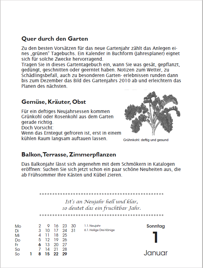 Gartenkalender 2023