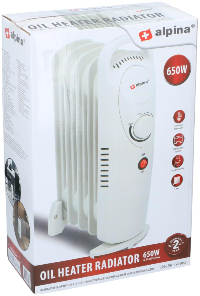 Produktabbildung: Elektrische Ölheizung 650 W