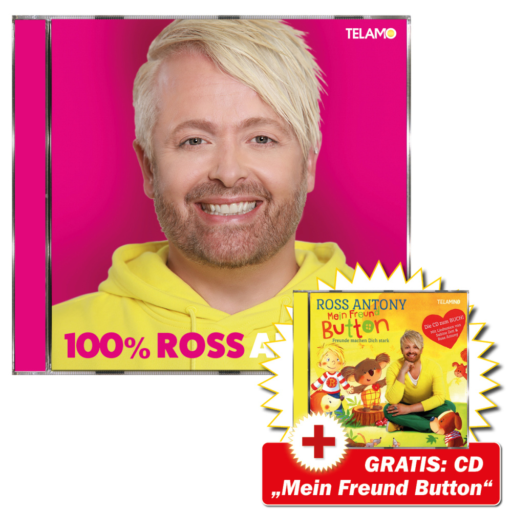 100% Ross + GRATIS CD "Mein Freund Button" (Exklusives Angebot)