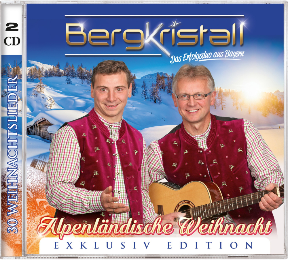 9002986712145 - Alpenländische Weihnacht-30 Weihnachtslieder - Bergkristall (CD)