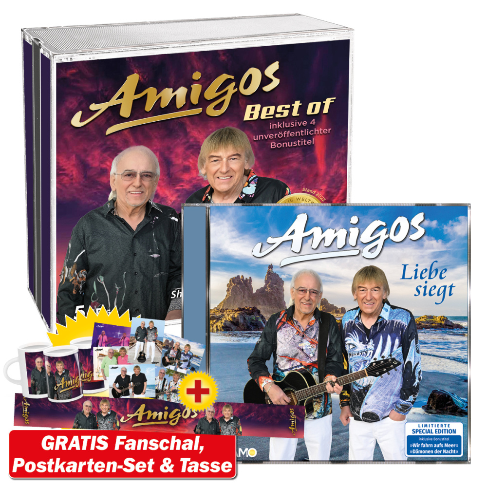 Best Of + Liebe siegt + GRATIS Fanschal & LED-Kugelschreiber