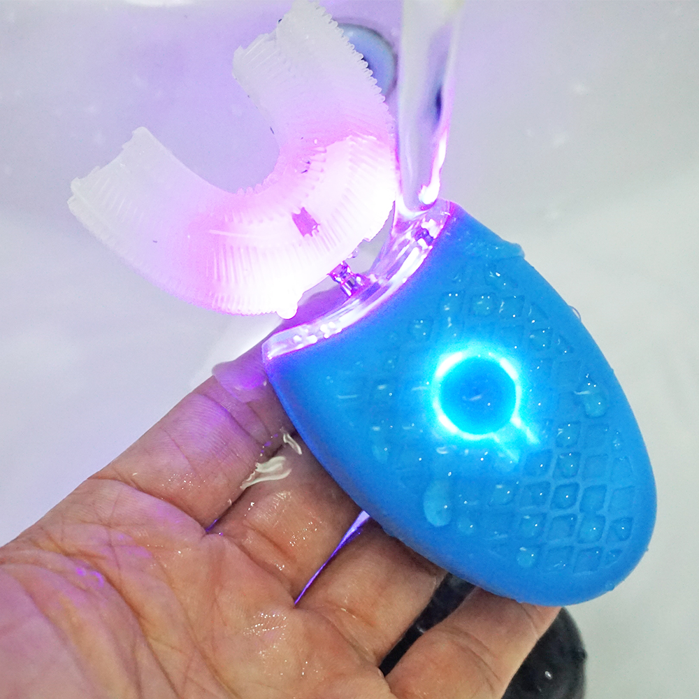 Sparset: Elektrische Zahnbürsten blau + rosa