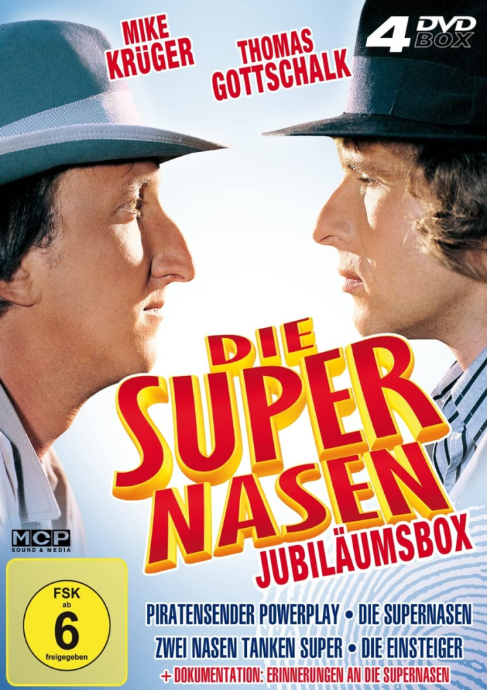 9002986196143 - - GEBRAUCHT Die Supernasen Jubiläumsbox - Thomas Gottschalk & Mike Krüger (4DVD-Box) - Preis vom 26102023 050019 h