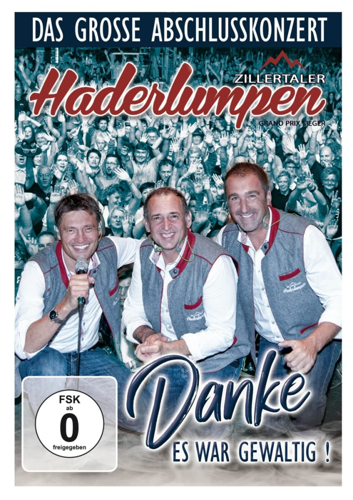 9002986635000 - Zillertaler Haderlumpen - Das große Abschiedskonzert - Danke es war gewaltig! DVD - Zillertaler Haderlumpen (DVD)