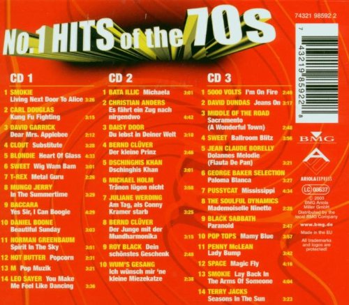 No.1 Hits Of The 70s