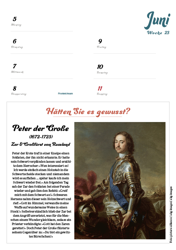 Rentnerkalender 2024