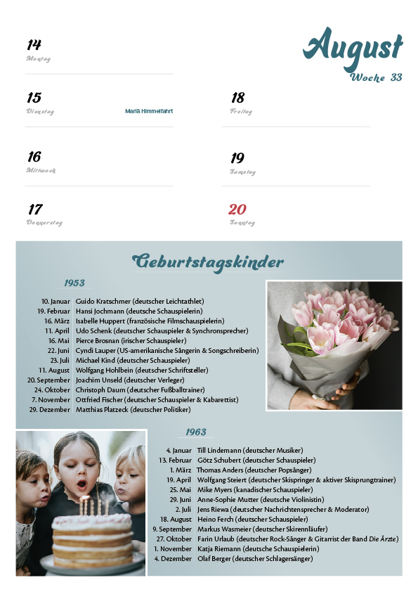 Rentnerkalender 2024