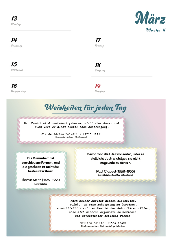 Rentnerkalender 2024