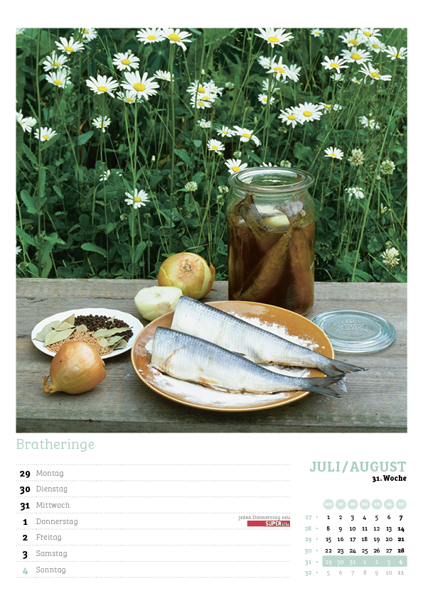 Der große SUPERillu Küchenkalender 2024
