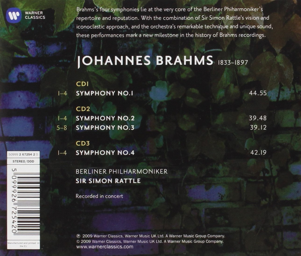 Brahms: Sinfonien 1-4