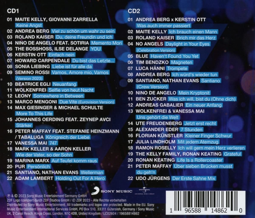 Die Giovanni Zarrella Show: Die besten Titel 2022/2023