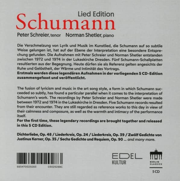 Schumann Lied Edition
