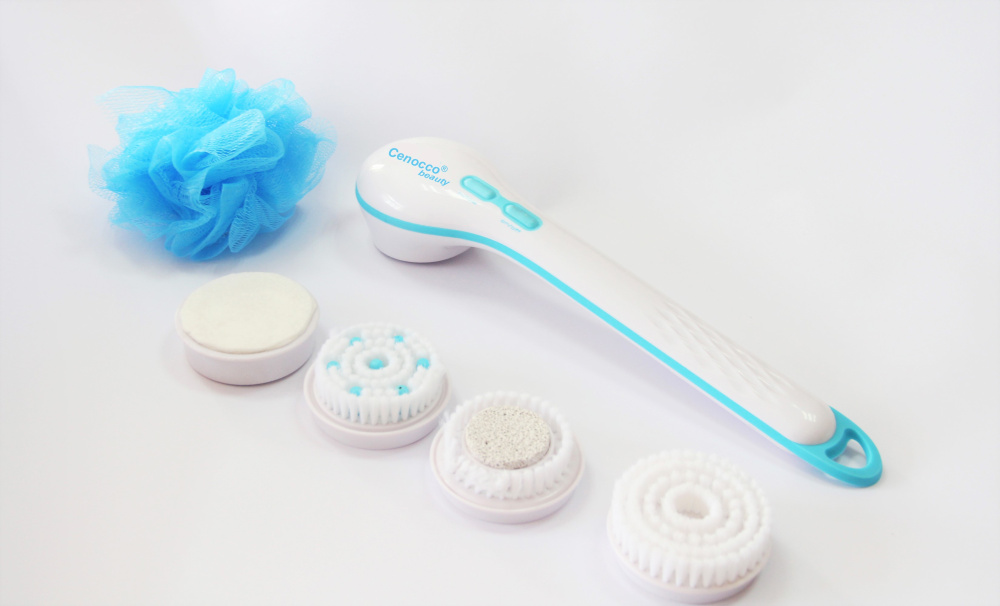 Rotierende Körper­pflegebürste 5 in 1