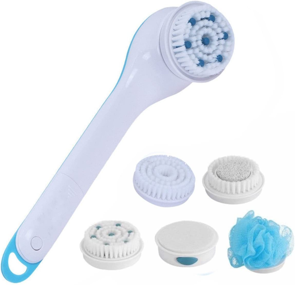 Rotierende Körper­pflegebürste 5 in 1
