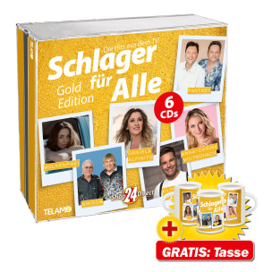 Schlager für Alle - Gold Edition + GRATIS Fan-Tasse