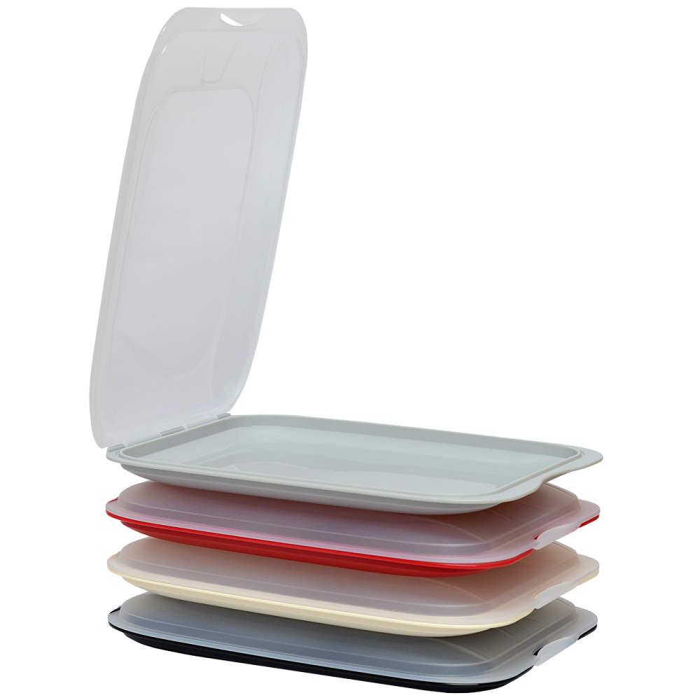 Aufschnittbox stapelbar 4er Set