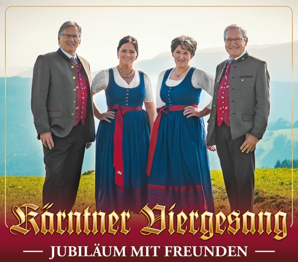 9002986714675 - Kärntner Viergesang - Jubiläum mit Freunden CD - Kärntner Viergesang (CD)