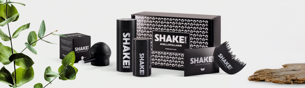 SHAKE OVER - Haarfasern zur Haarverdichtung aschblond 