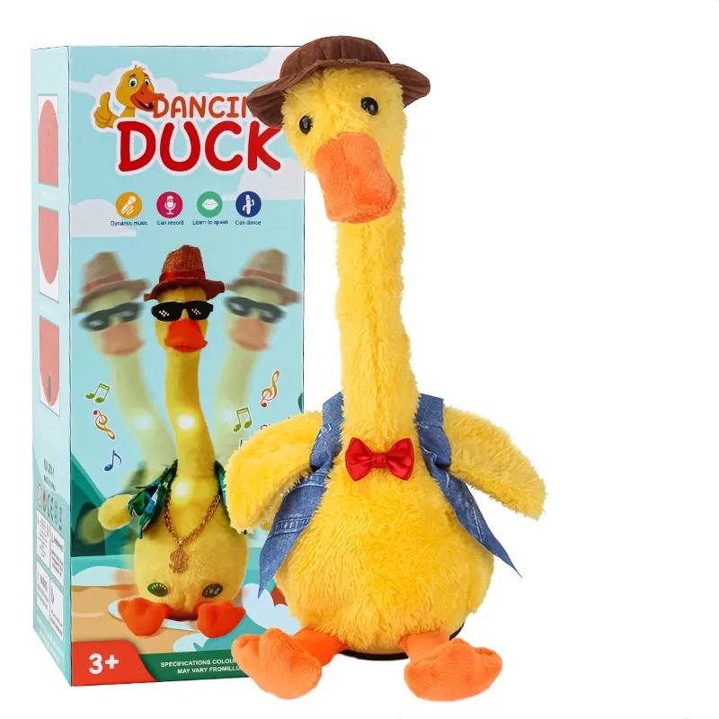 Tanzende, sprechende Ente mit LED