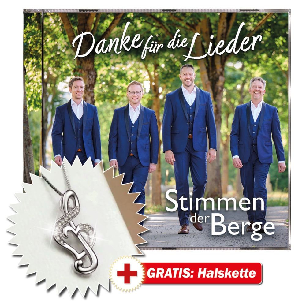 Danke für die Lieder + Die größten deutschen Hits aller Zeiten + GRATIS Fanschal & Tasse