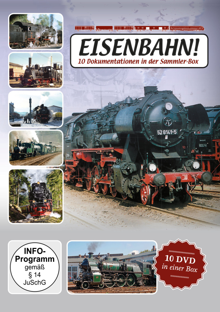 4260187031563 - Eisenbahn! 10 Dokumentationen in der Sammler-Box