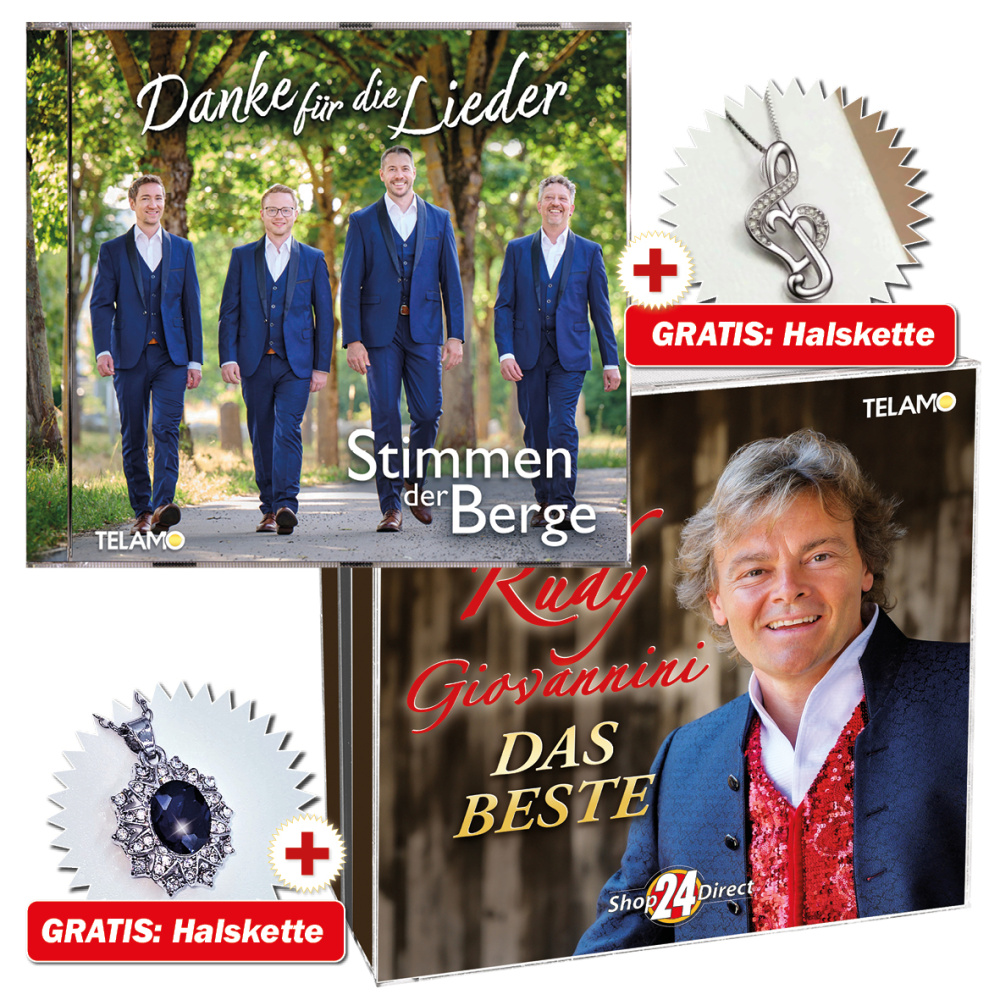 Danke für die Lieder + Das Beste + GRATIS Halskette