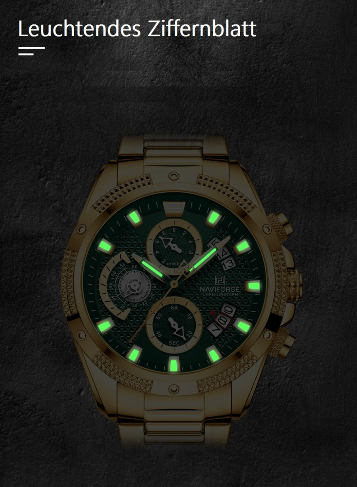 Herren-Armbanduhr NAVIFORCE GoLux