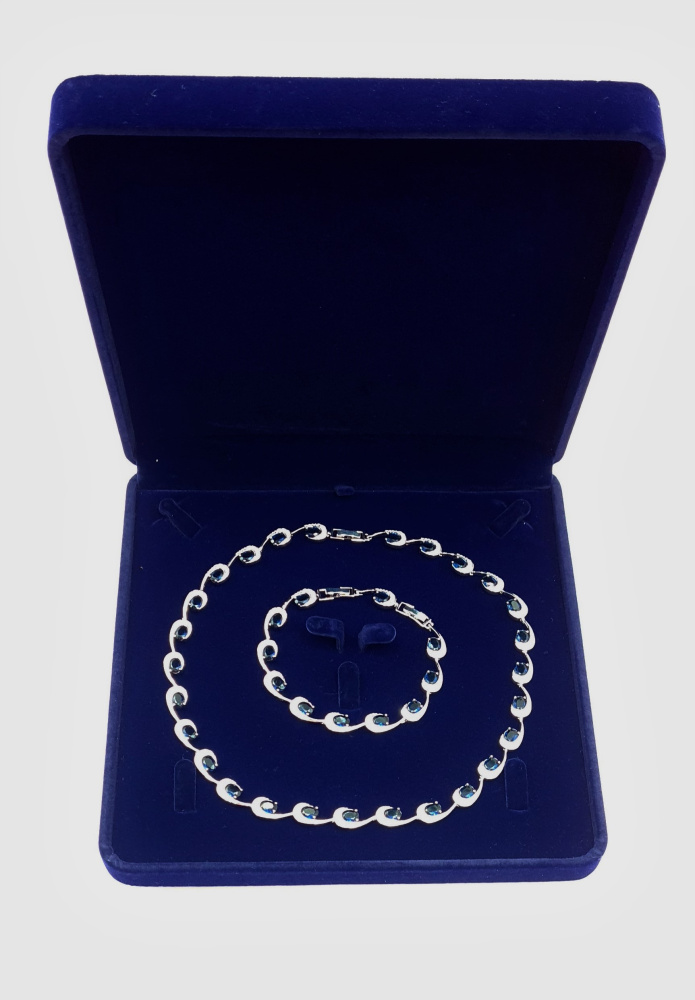 Schmuck-Set "Blue Diamond"