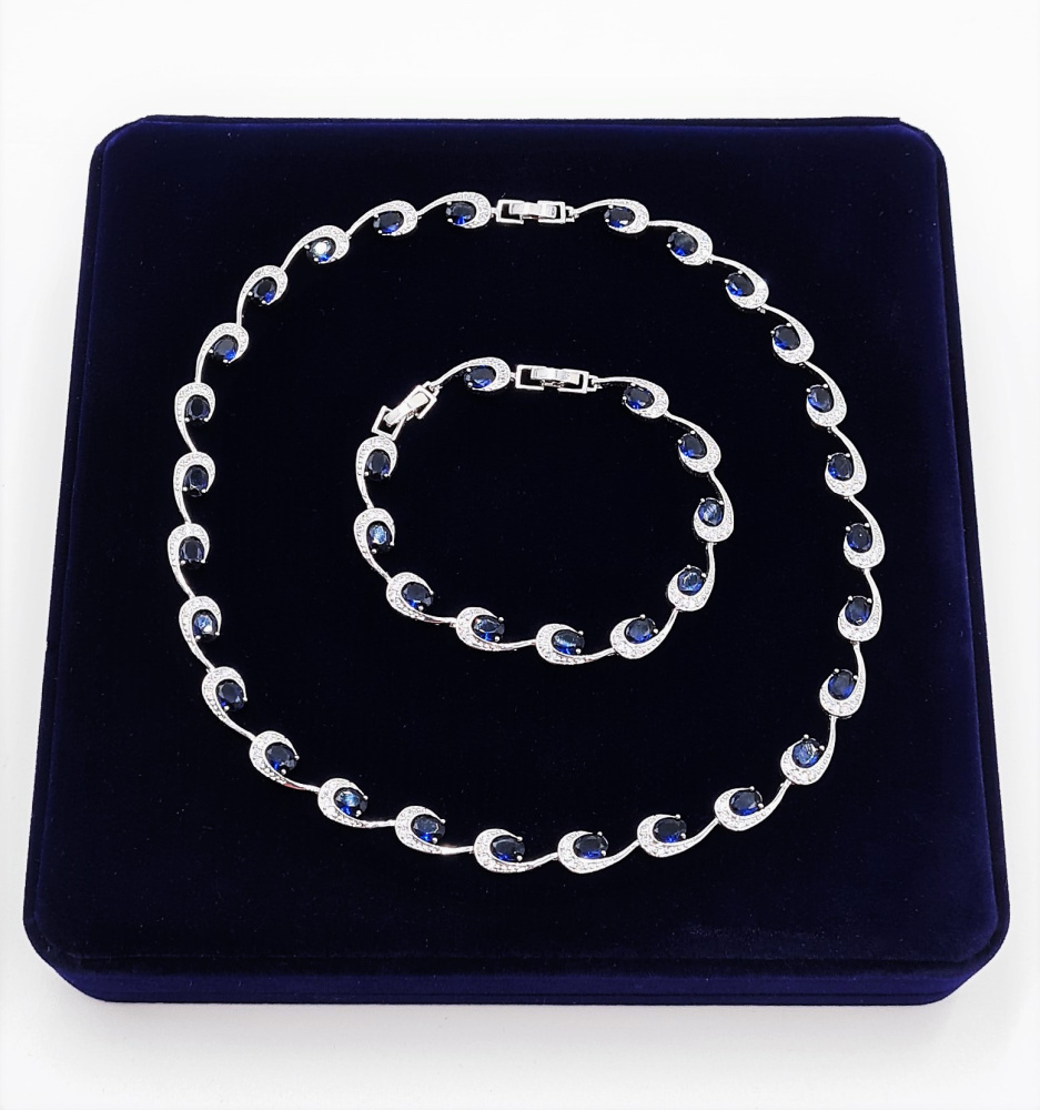 Schmuck-Set "Blue Diamond"