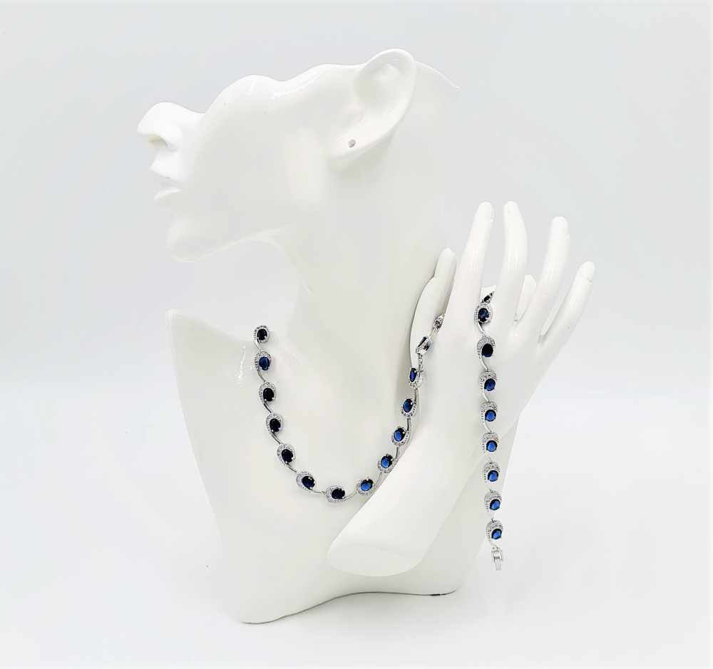 Schmuck-Set "Blue Diamond"
