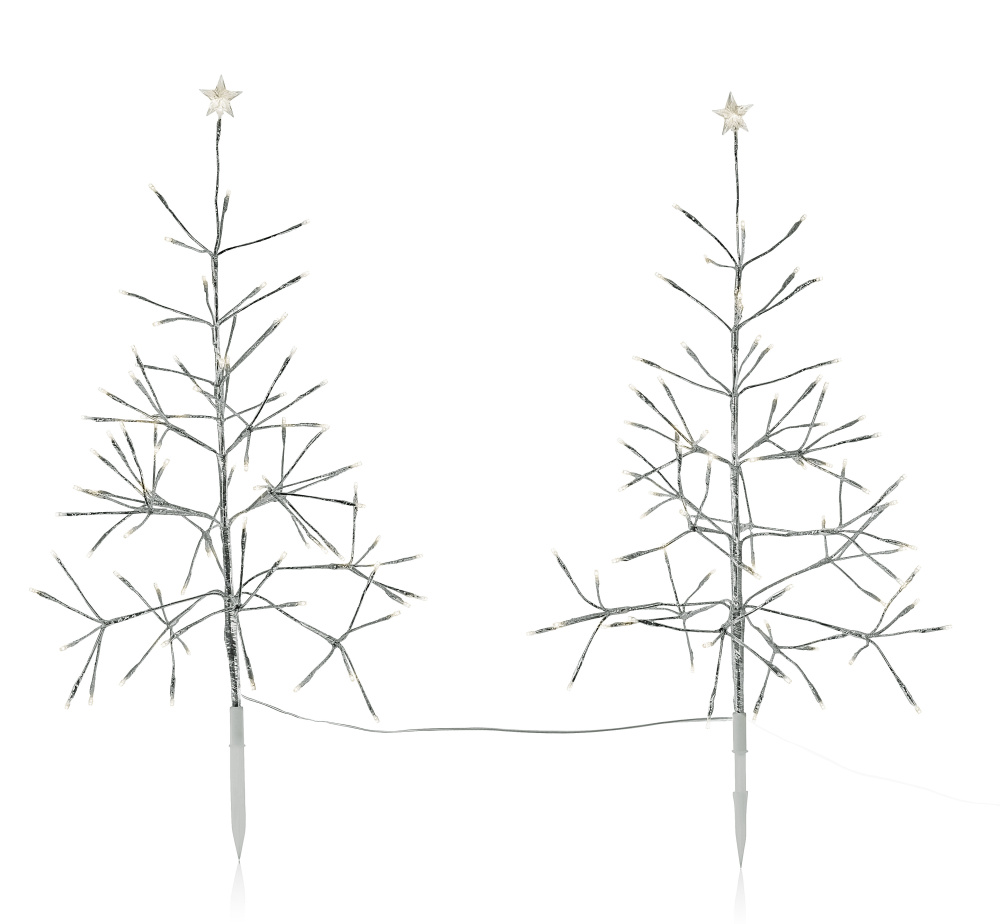 LED-Bäumchen "Lichterzauber" 2er-Set