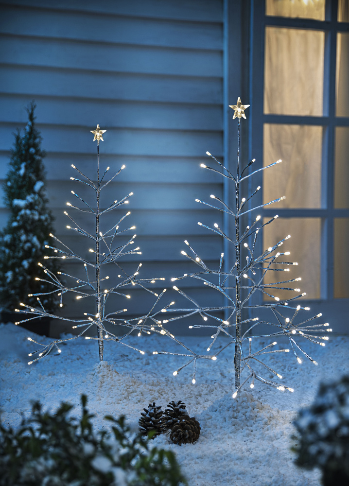 LED-Bäumchen "Lichterzauber" 2er-Set