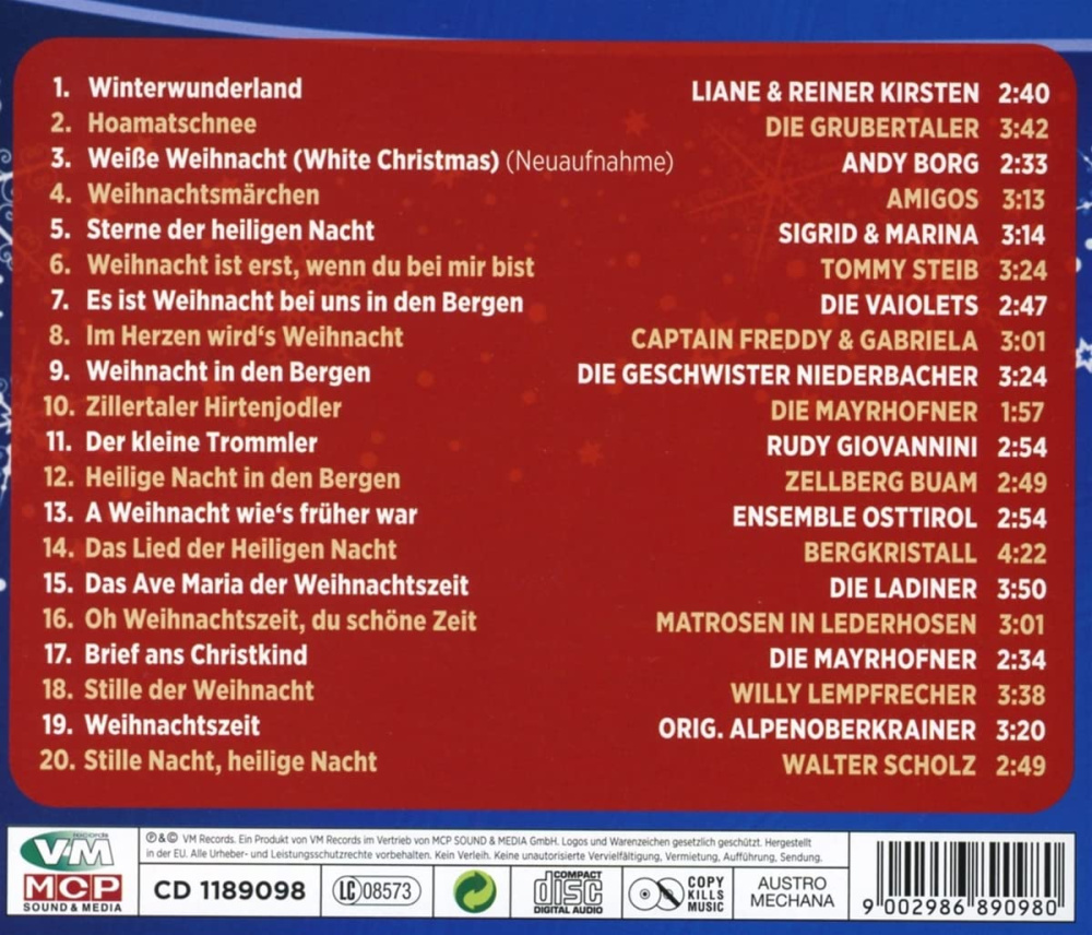 Frohe Weihnachten-Melodie TV