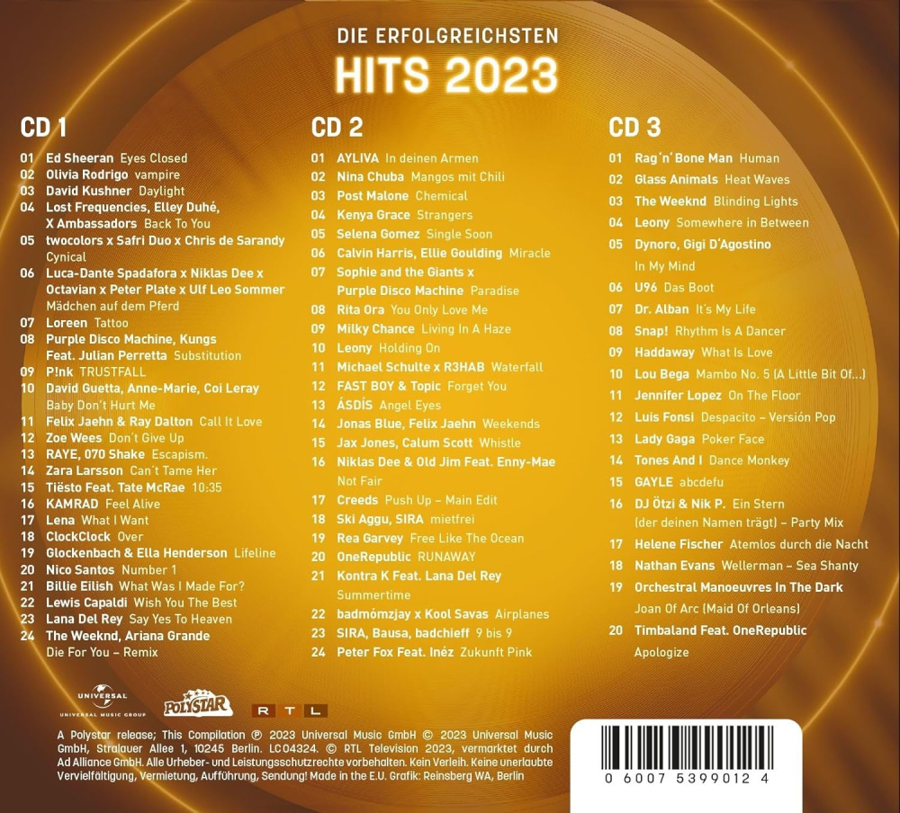 Die Ultimative Chartshow - Die erfolgreichsten Hits 2023